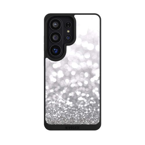 Samsung Galaxy S26 Ultra NIVOpure Pluie de Paillettes Argentées Look