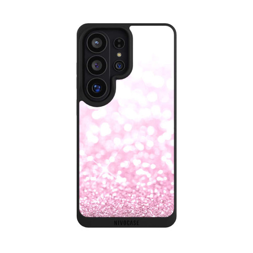 Samsung Galaxy S26 Ultra NIVOpure Pluie de paillettes roses look
