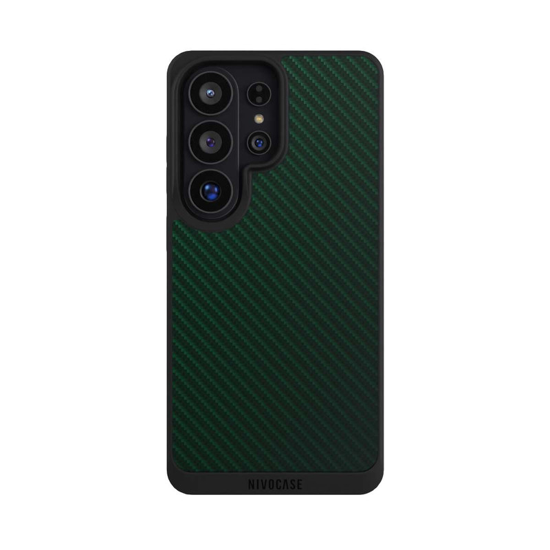 Galaxy S26 Ultra NIVOpure British Racing Green Carbon