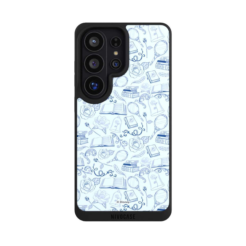 Galaxy S26 Ultra NIVOpure Beauty and Beast Pattern Blue