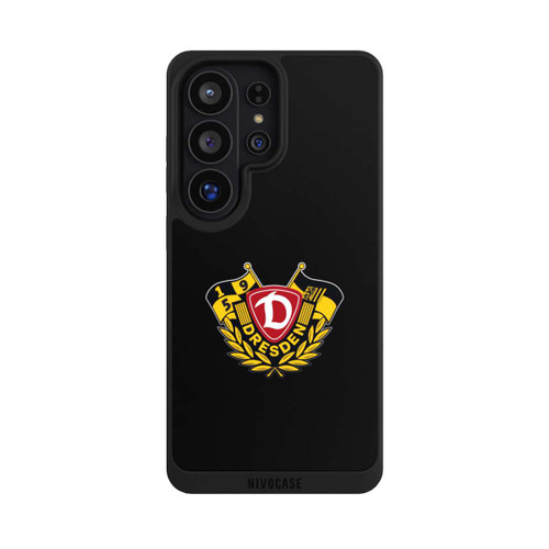 Samsung Galaxy S26 Ultra NIVOpure Dynamo Wappen mit Fahnen