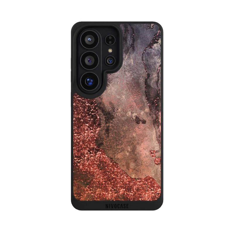 Galaxy S26 Ultra NIVOpure  Brauner Glitzer Marmorlook