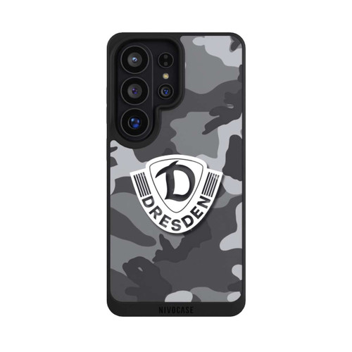 Samsung Galaxy S26 Ultra NIVOpure Dresden Camouflage Grau - Dynamo Dresden