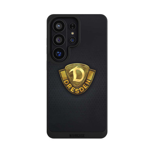 Samsung Galaxy S26 Ultra NIVOpure Goldenes Logo Look Dynamo Dresden
