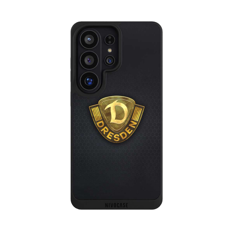 Galaxy S26 Ultra NIVOpure Goldenes Logo Look Dynamo Dresden