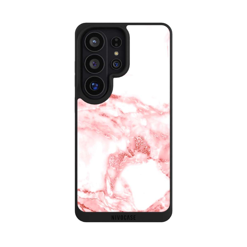 Galaxy S26 Ultra NIVOpure Marmor rosa und weiß