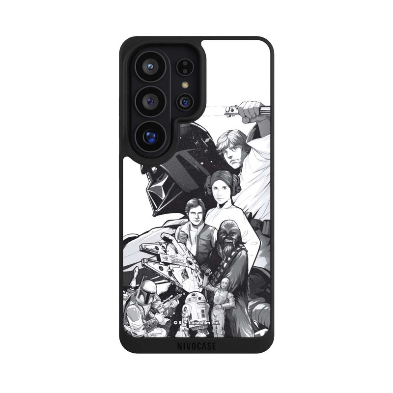 Galaxy S26 Ultra NIVOpure StarWars Charaktere - Schwarz-Weiß