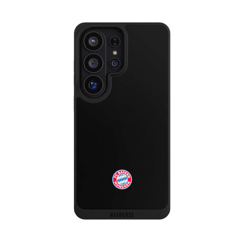 Samsung Galaxy S26 Ultra NIVOpure Klassisches FCB Logo Klein - Bunt auf Schwarz