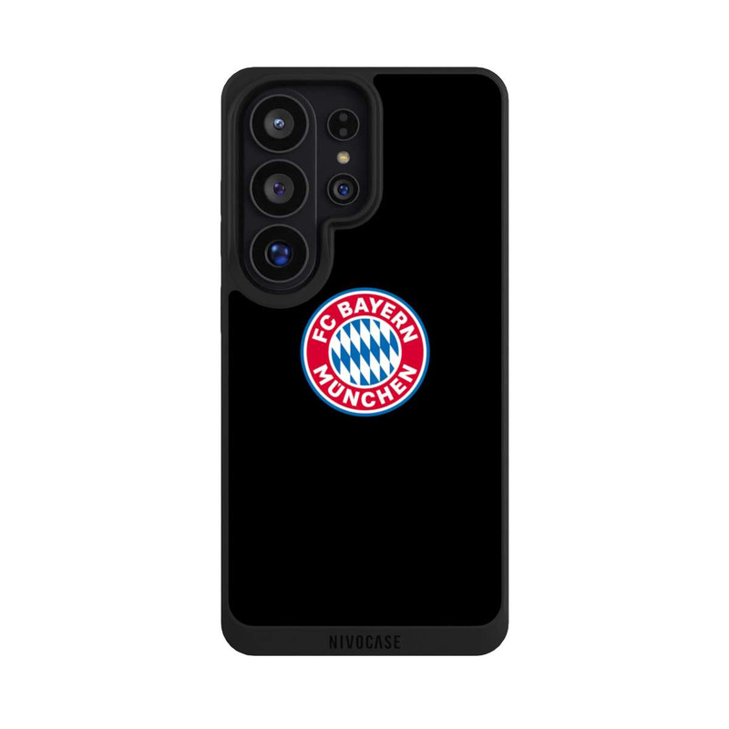 Galaxy S26 Ultra NIVOpure Logo FCB sur fond noir
