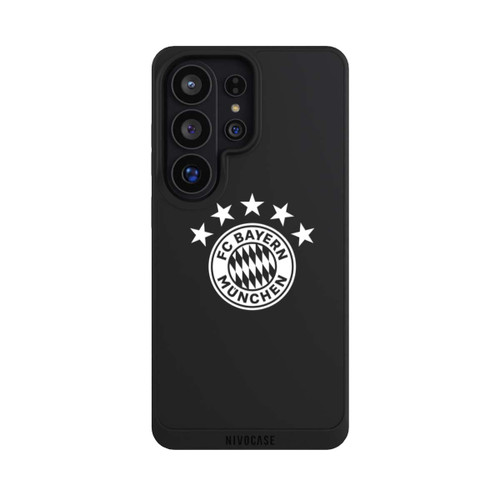 Samsung Galaxy S26 Ultra NIVOpure FCB Logo Einfarbig mit Sternen - ohne Hintergrund