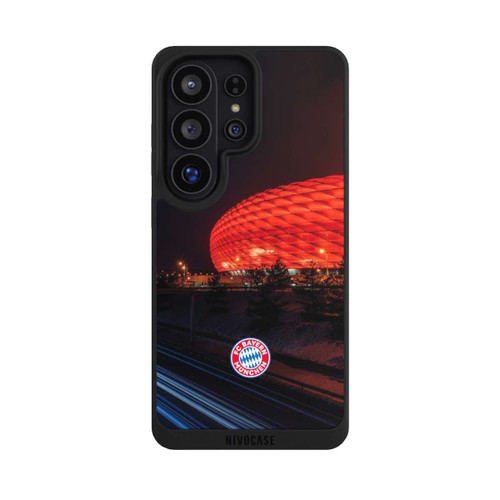 Samsung Galaxy S26 Ultra NIVOpure Allianz Arena bei Nacht FCB
