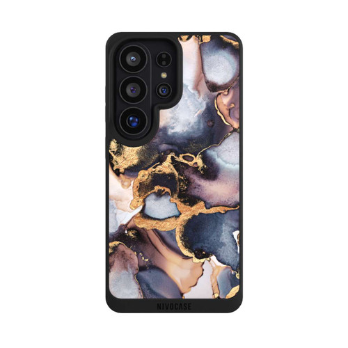 Samsung Galaxy S26 Ultra NIVOpure Dreamy Ink Grey Gold Print