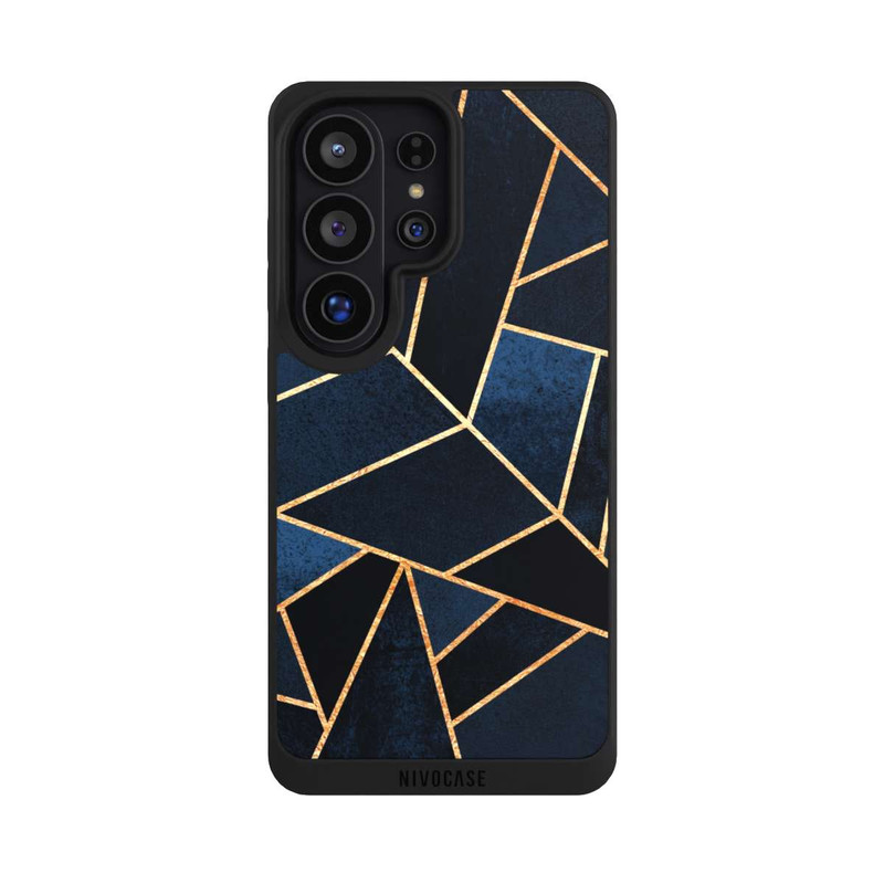 Galaxy S26 Ultra NIVOpure Navy Stein Golddruck