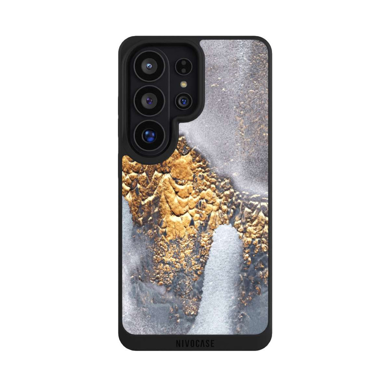 Galaxy S26 Ultra NIVOpure Beton-Gold-Glitzerlook