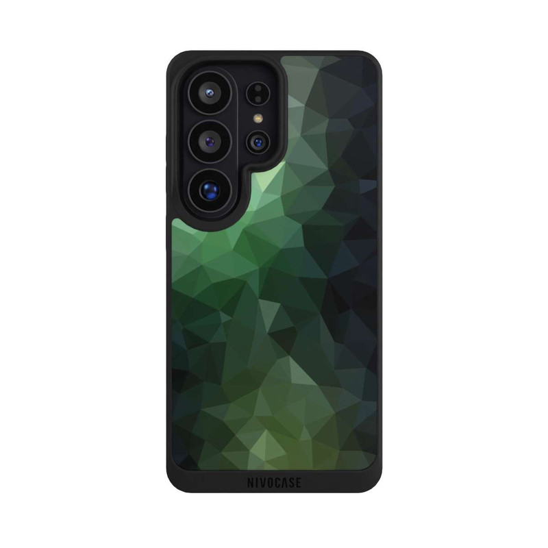 Galaxy S26 Ultra NIVOpure Polygonal Mosaic Green