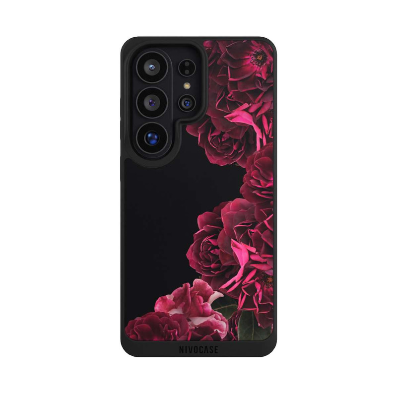 Galaxy S26 Ultra NIVOpure Vintage Rosen auf Schwarz