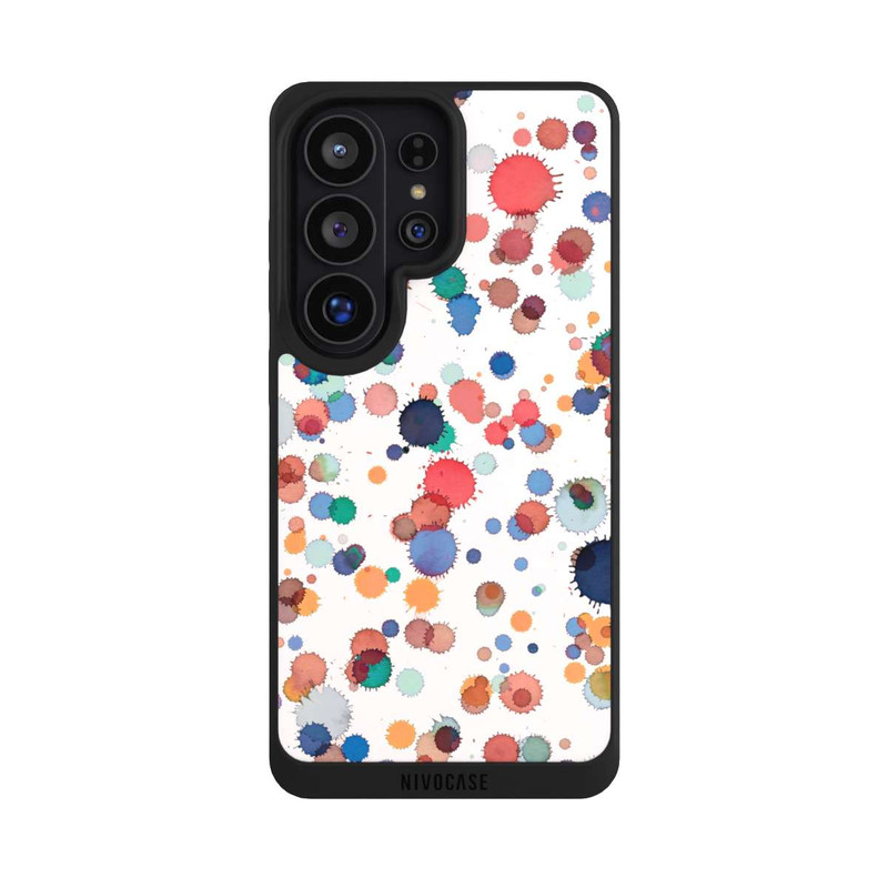 Galaxy S26 Ultra NIVOpure Tropfen Aquarell Textur Blau Gelb