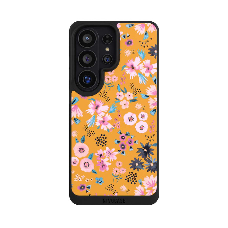 Galaxy S26 Ultra NIVOpure Kleine Blumen senfgelb