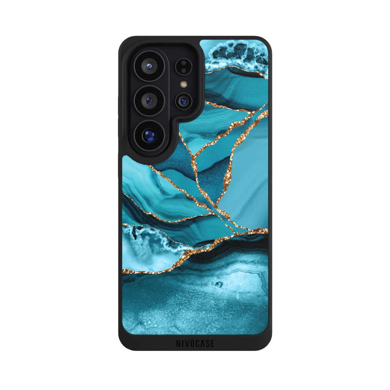 Galaxy S26 Ultra NIVOpure Eisblaue Marmor Landschaft