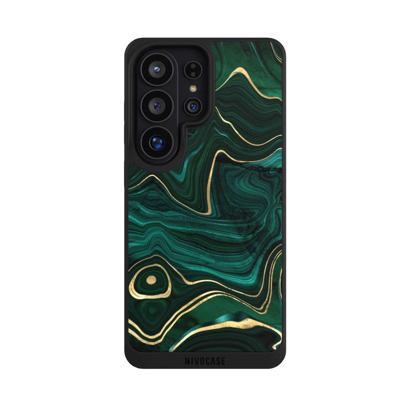 Galaxy S26 Ultra NIVOpure Malachit Golddruck