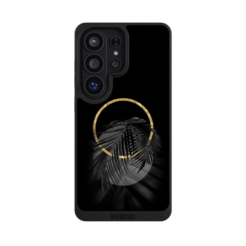 Galaxy S26 Ultra NIVOpure tropische Blätter schwarz