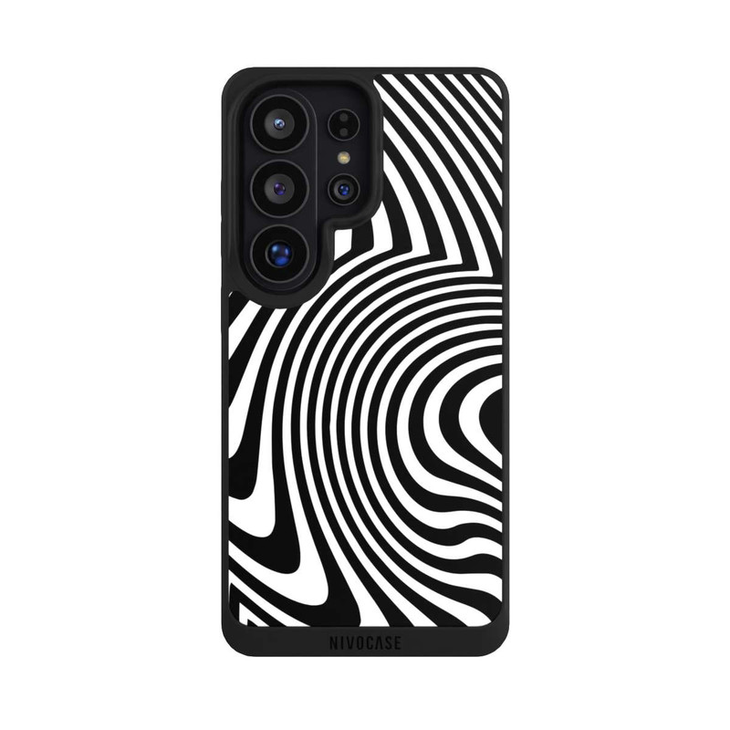 Galaxy S26 Ultra NIVOpure schwarz-weiße Wellen