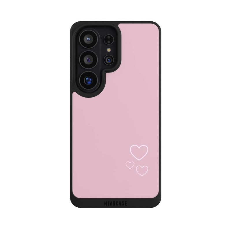 Galaxy S26 Ultra NIVOpure kleine Herzen auf rosa