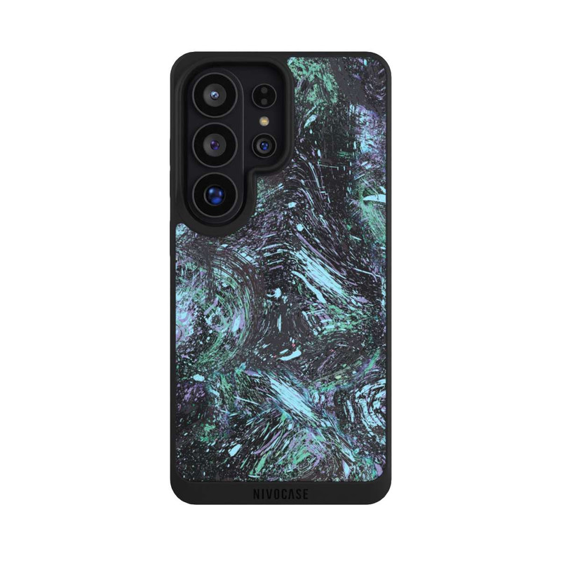Galaxy S26 Ultra NIVOpure Abstrakt tropfender Staub lila