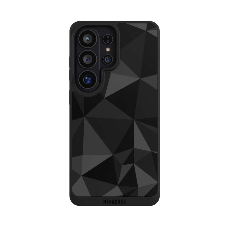 Galaxy S26 Ultra NIVOpure Polygonmuster schwarz