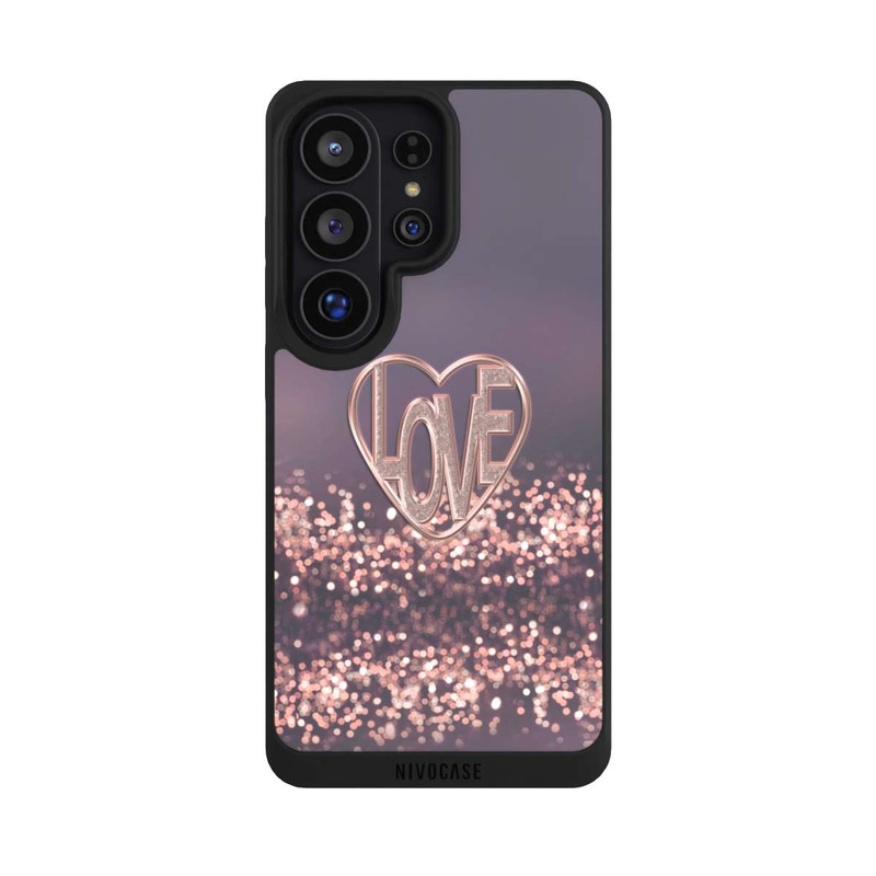 Galaxy S26 Ultra NIVOpure LOVE Glitzerrosa