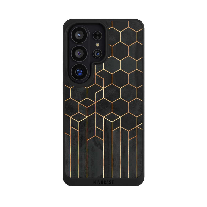 Galaxy S26 Ultra NIVOpure Schwarze Sechsecke