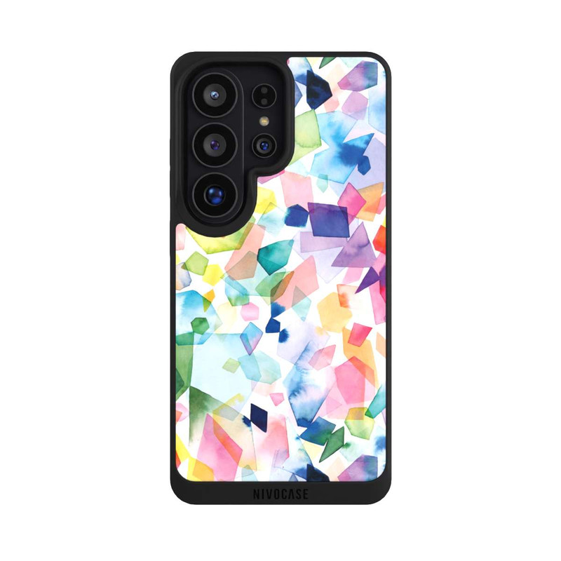 Galaxy S26 Ultra NIVOpure Bunte Aquarelledelsteine ​​und Diamanten