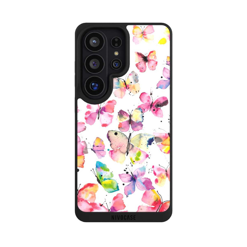 Galaxy S26 Ultra NIVOpure Aquarell Frühlingsschmetterlinge