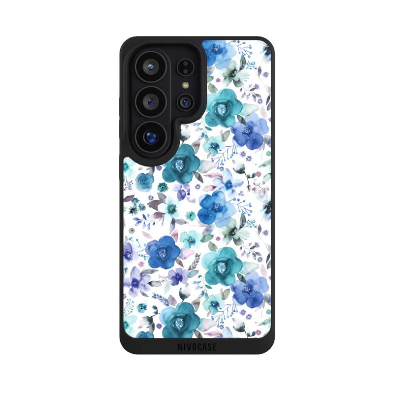 Galaxy S26 Ultra NIVOpure Winter Floral Bouquets Blue