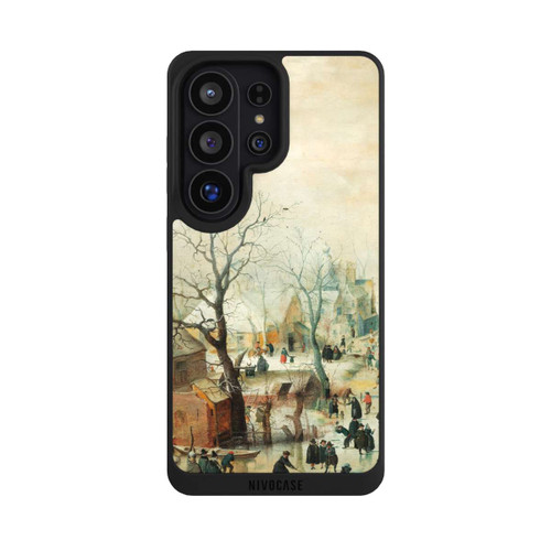Samsung Galaxy S26 Ultra NIVOpure Winter Landscape with Ice Skaters - Hendrick Avercamp