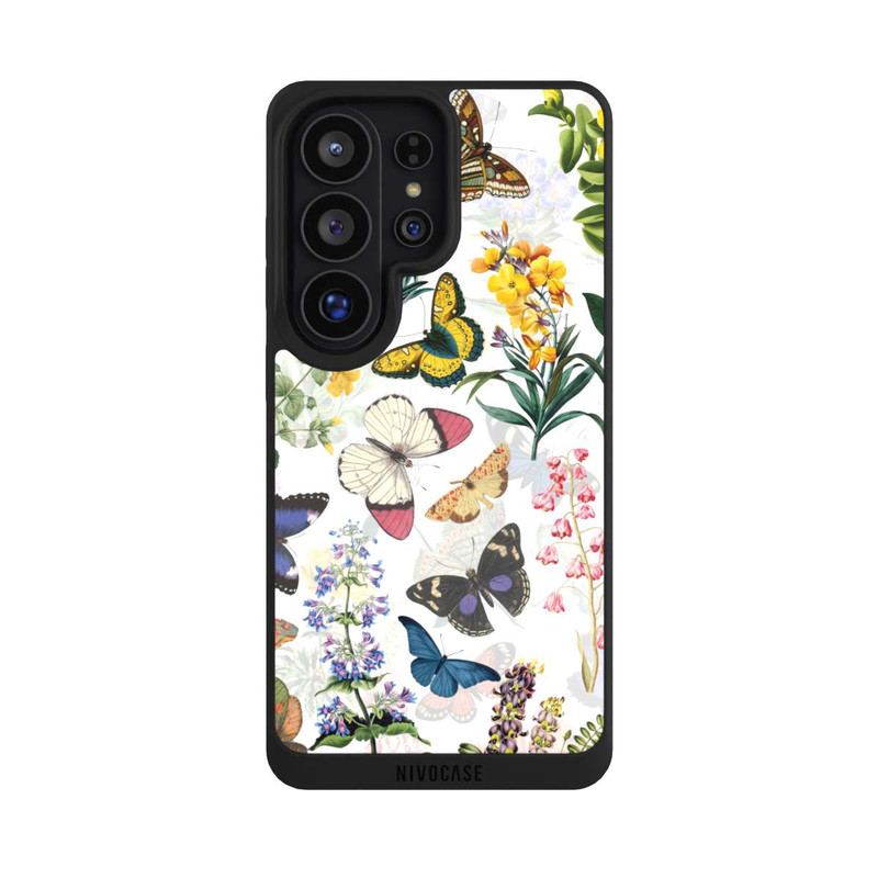 Galaxy S26 Ultra NIVOpure Feldblumen und Schmetterlinge