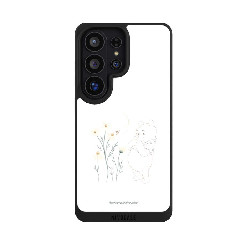 Galaxy S26 Ultra NIVOpure Winnie Puuh sieht sich Gänseblümchen an