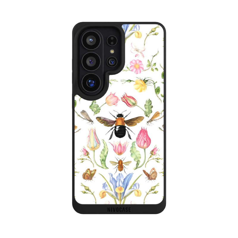 Galaxy S26 Ultra NIVOpure Wildblumen mit Biene weiß