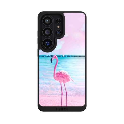 Samsung Galaxy S26 Ultra NIVOpure Pink Flamingo on the beach