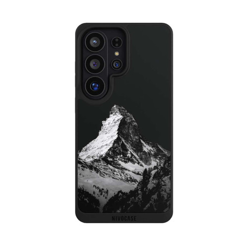 Samsung Galaxy S26 Ultra NIVOpure Snow Capped Mountains Grayscale