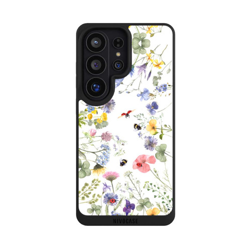 Samsung Galaxy S26 Ultra NIVOpure Bunte Frühlingsblumen und Bienen
