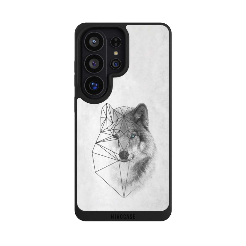 Galaxy S26 Ultra NIVOpure Polygonaler Wolf