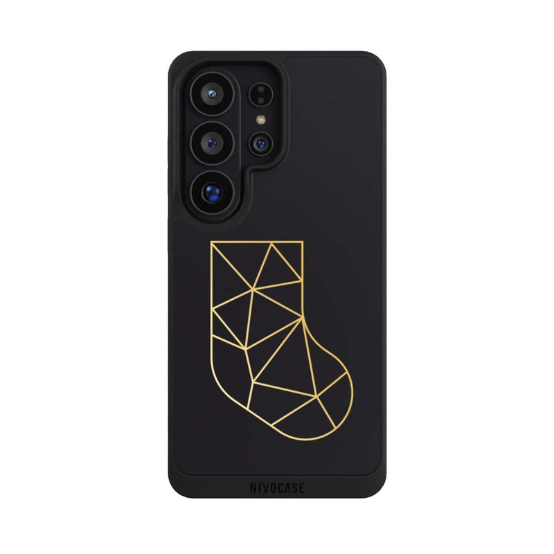 Galaxy S26 Ultra NIVOpure goldene polygonale Socke