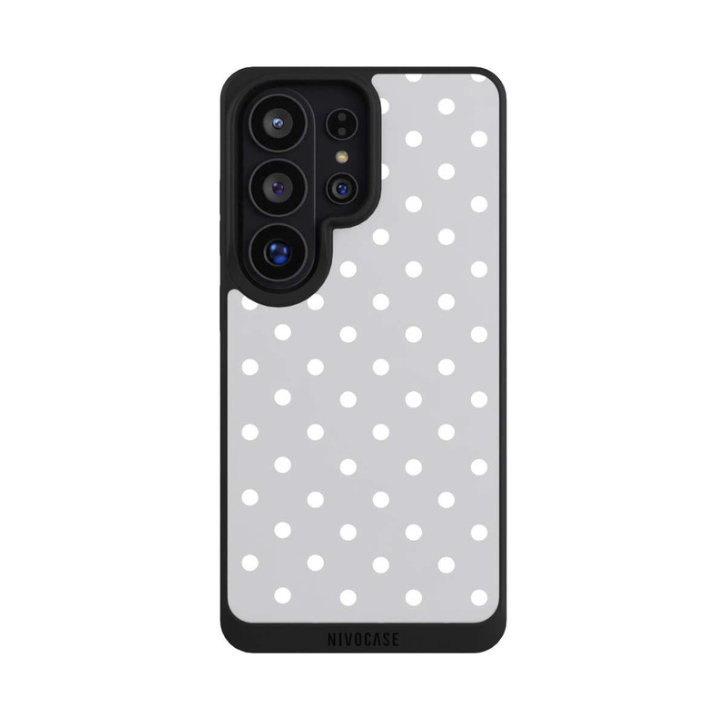 Galaxy S26 Ultra NIVOpure Polka Dots Grau