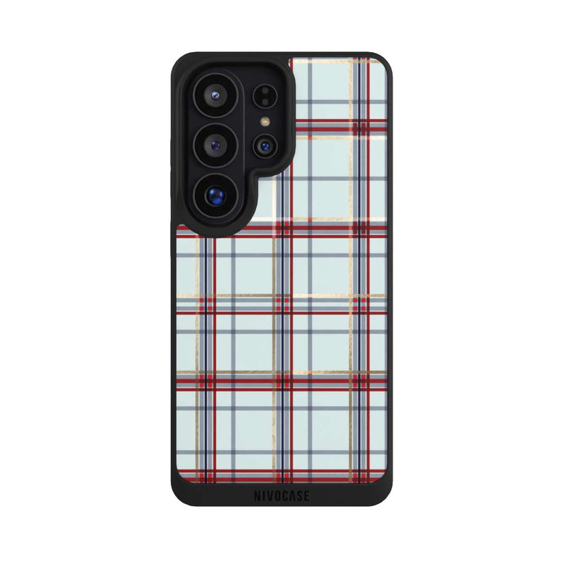 Galaxy S26 Ultra NIVOpure Tartan Blau
