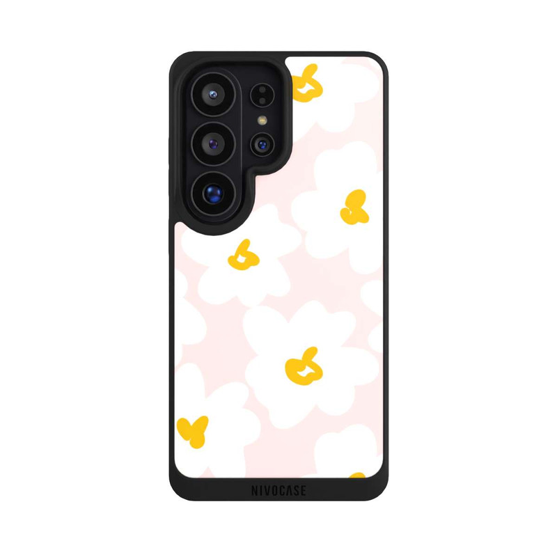 Galaxy S26 Ultra NIVOpure Retro Flower Wall Daisy Apricot