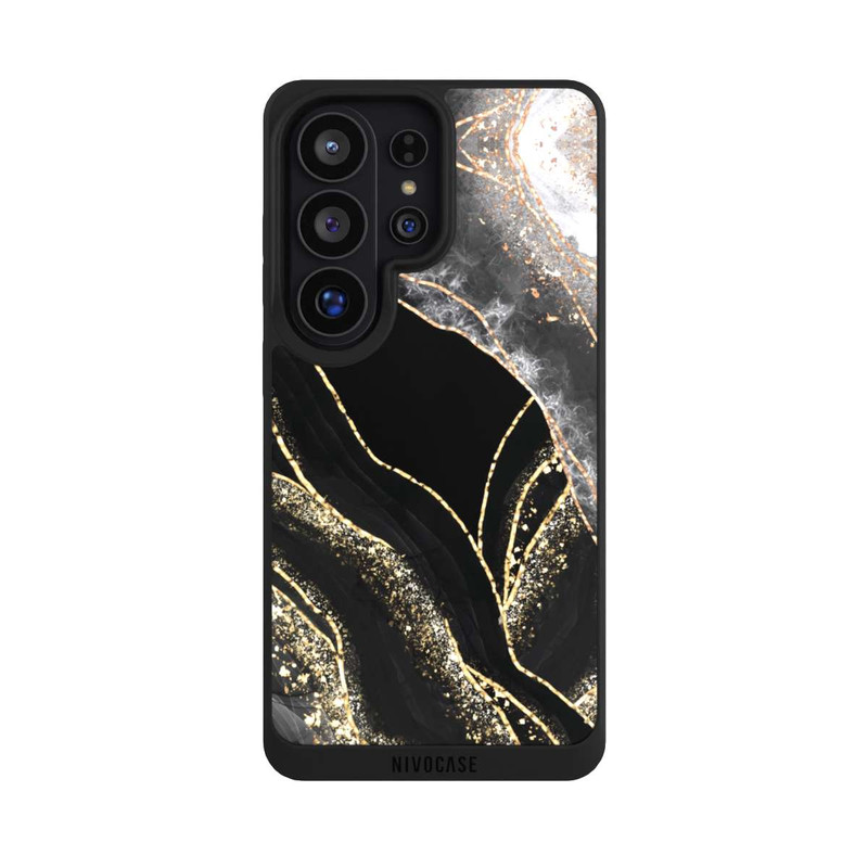 Galaxy S26 Ultra NIVOpure Dunkler Marmor Gold