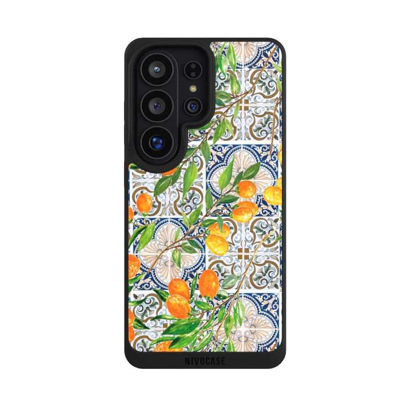 Galaxy S26 Ultra NIVOpure Greek oranges pattern