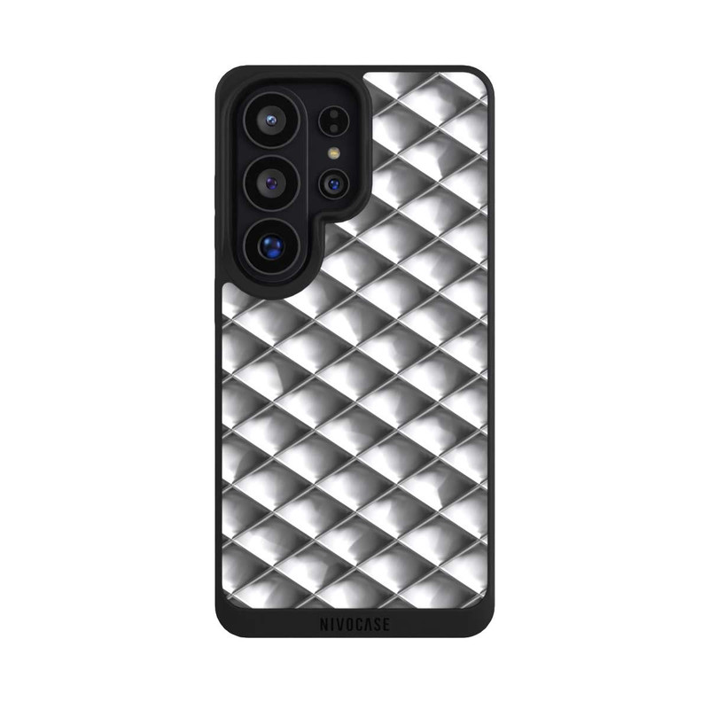 Galaxy S26 Ultra NIVOpure Glamour Silver Squares