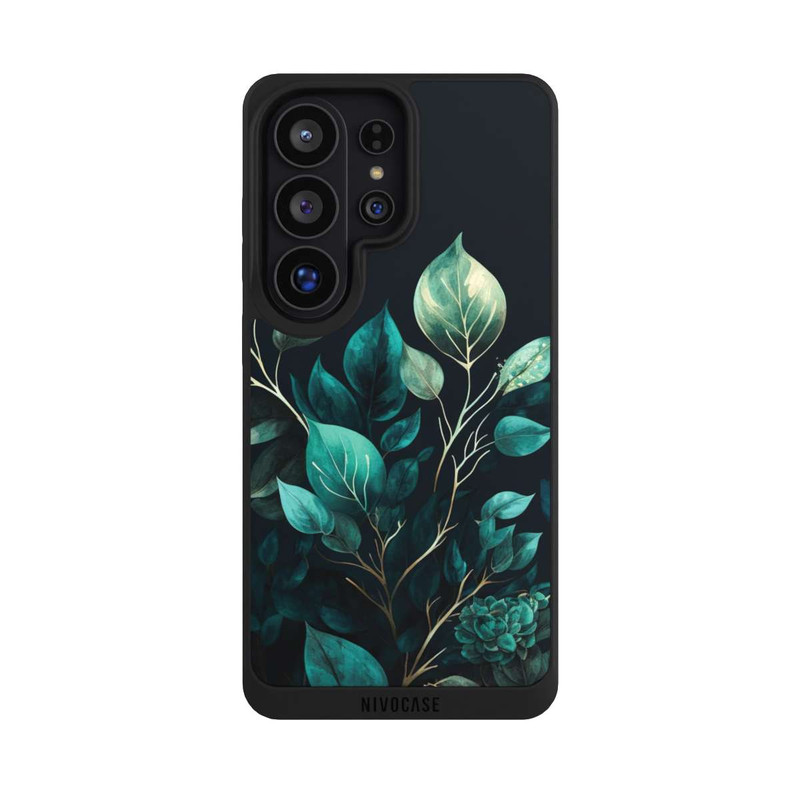 Galaxy S26 Ultra NIVOpure Eukalyptus dunkler Hintergrund